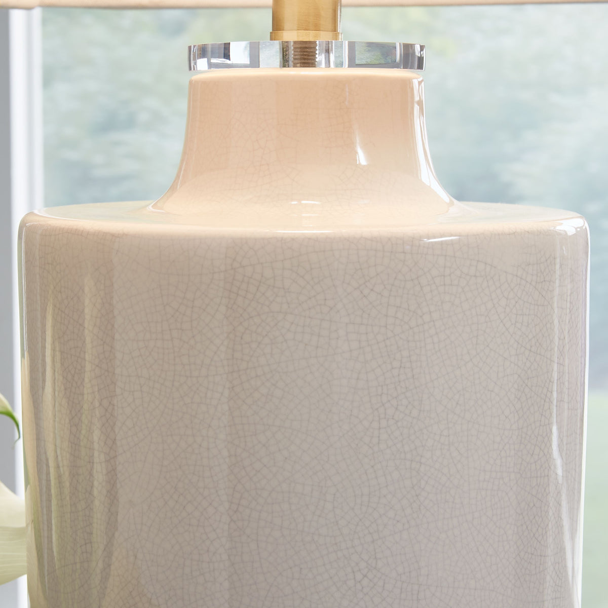 Cylener - Off White - Ceramic Table Lamp
