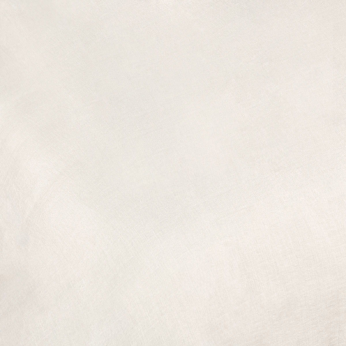 Ivory hemp sham with subtle woven texture