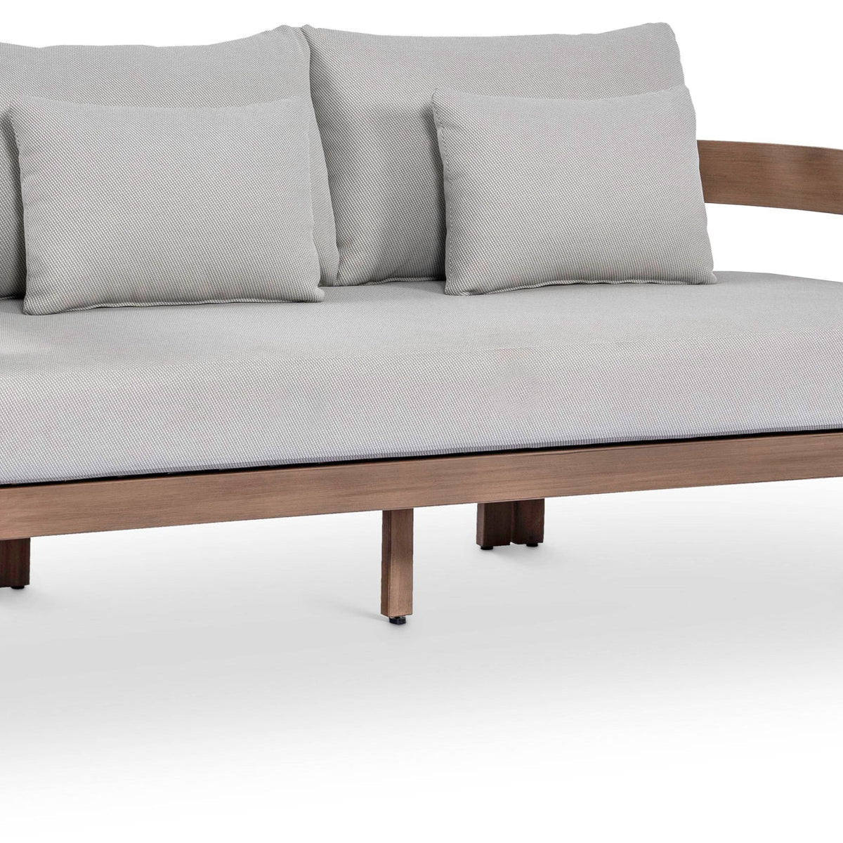 Newport - Water Resistant Fabric 65" Upholstered Outdoor Patio Loveseat