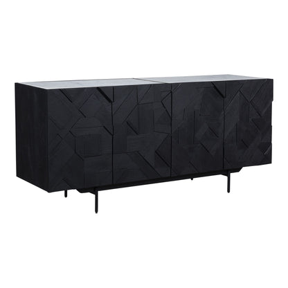 Kattan - Sideboard - Black - Wood