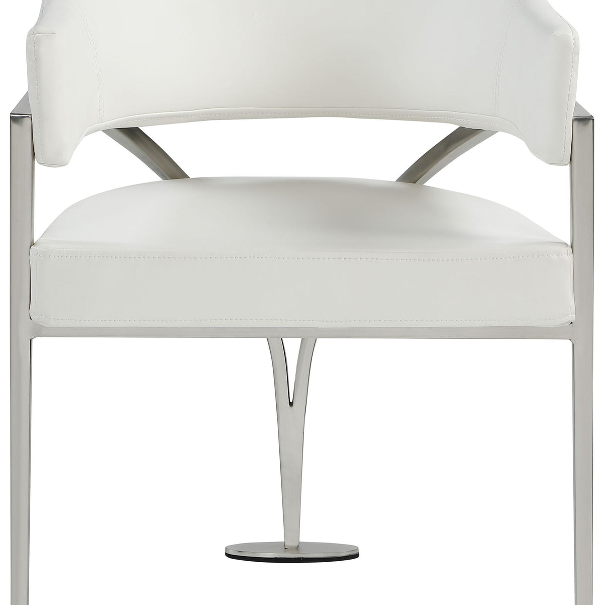 Madelyn - Dining Chair (Set of 2) - Brushed Chrome