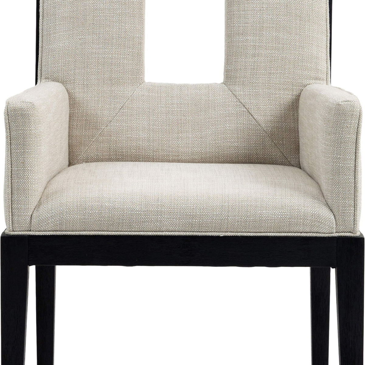 Gwendolyn - Dining Arm Chair With Black Frame