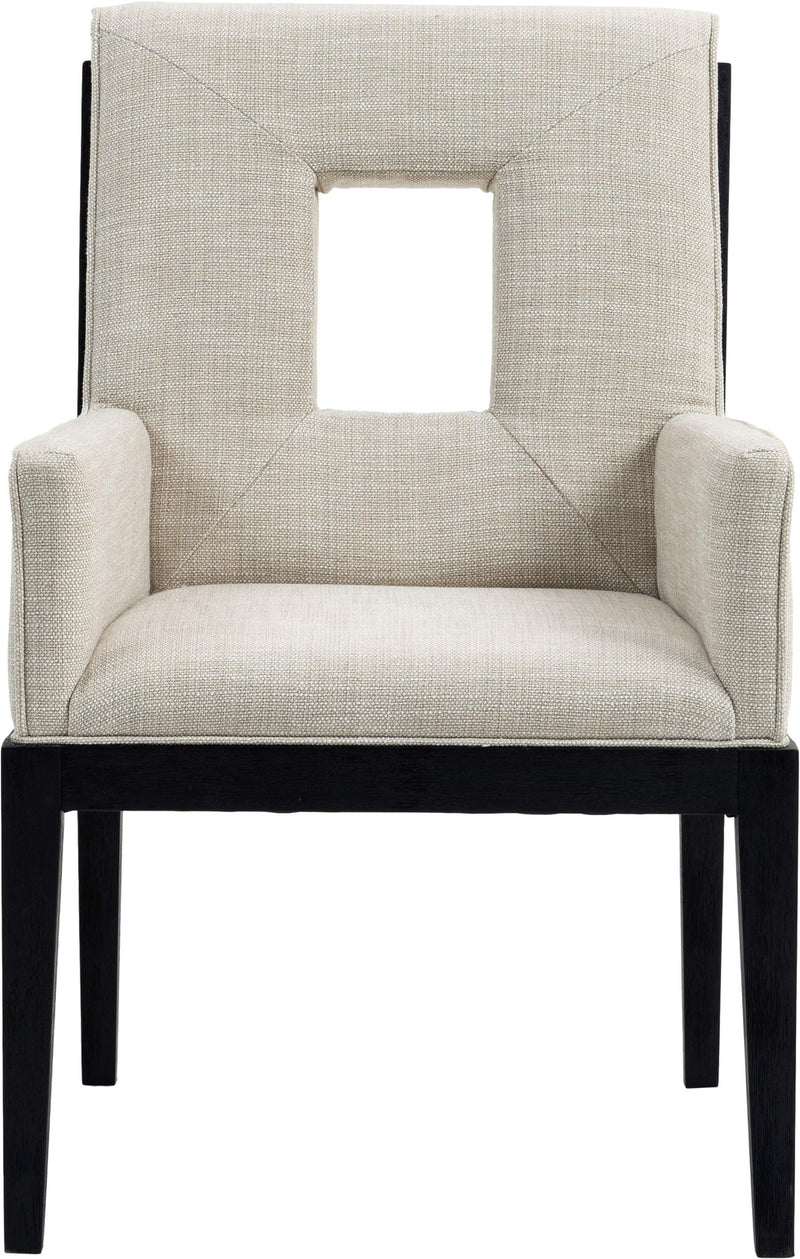 Gwendolyn - Dining Arm Chair With Black Frame
