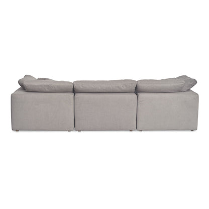 Clay - Modular Sofa Performance Fabric - Light Gray