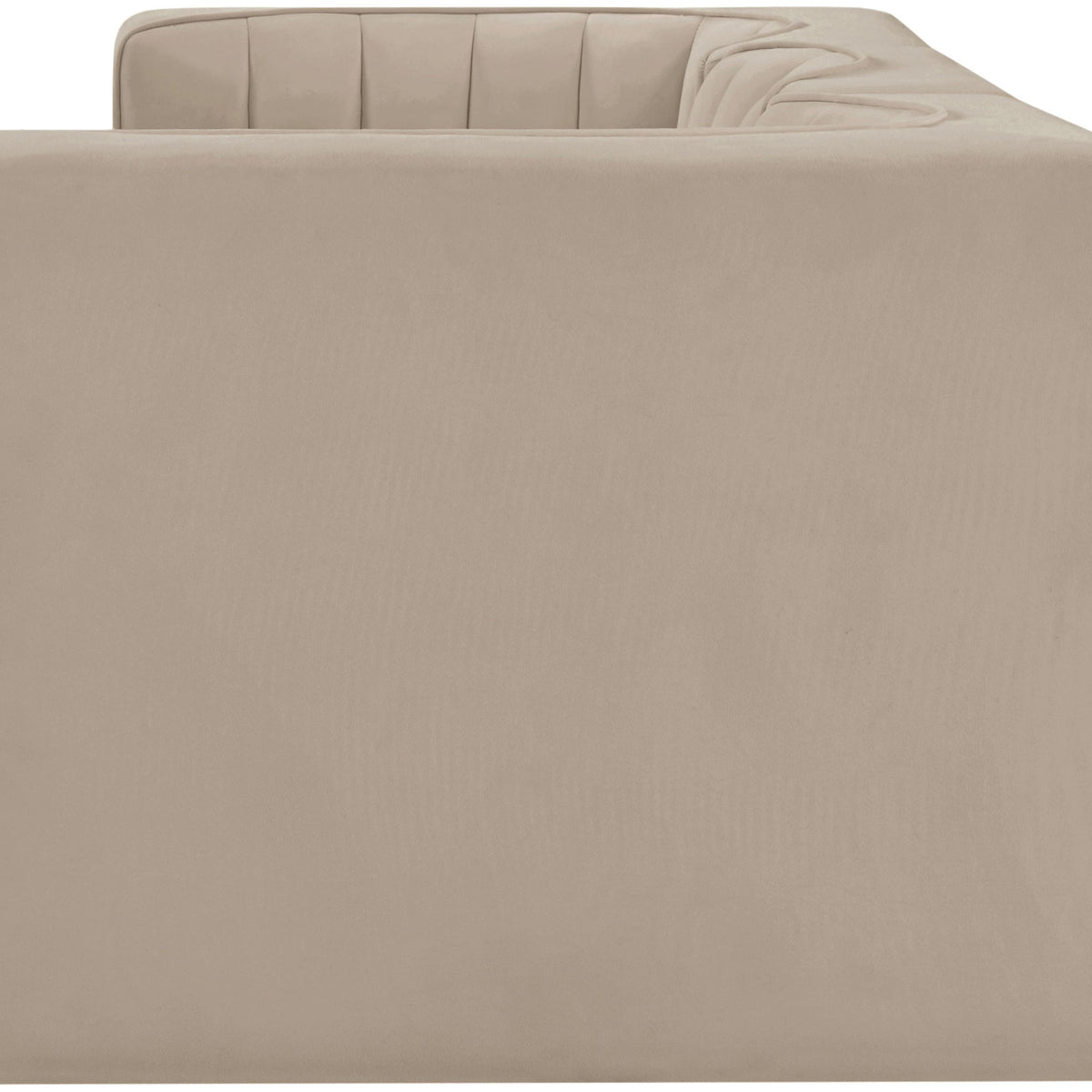 Rummi - Velvet Performance Fabric Upholstered 3 Piece Modular Sofa
