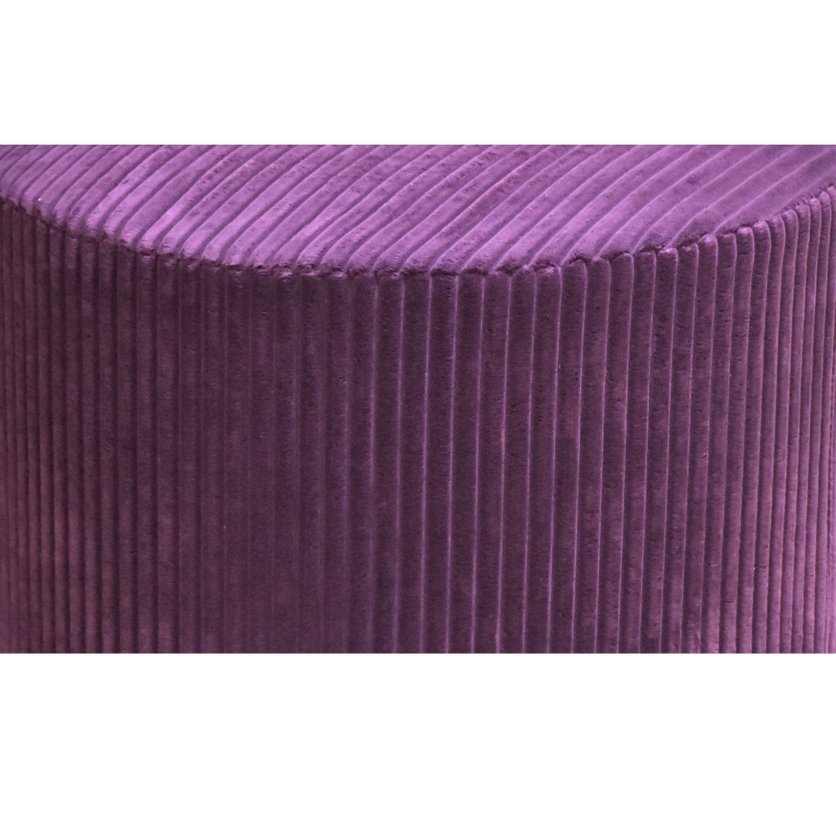 Full Compressed Ottoman - Purple