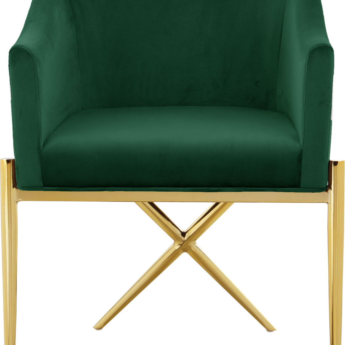 Xavier - Dining Chair with Gold Legs