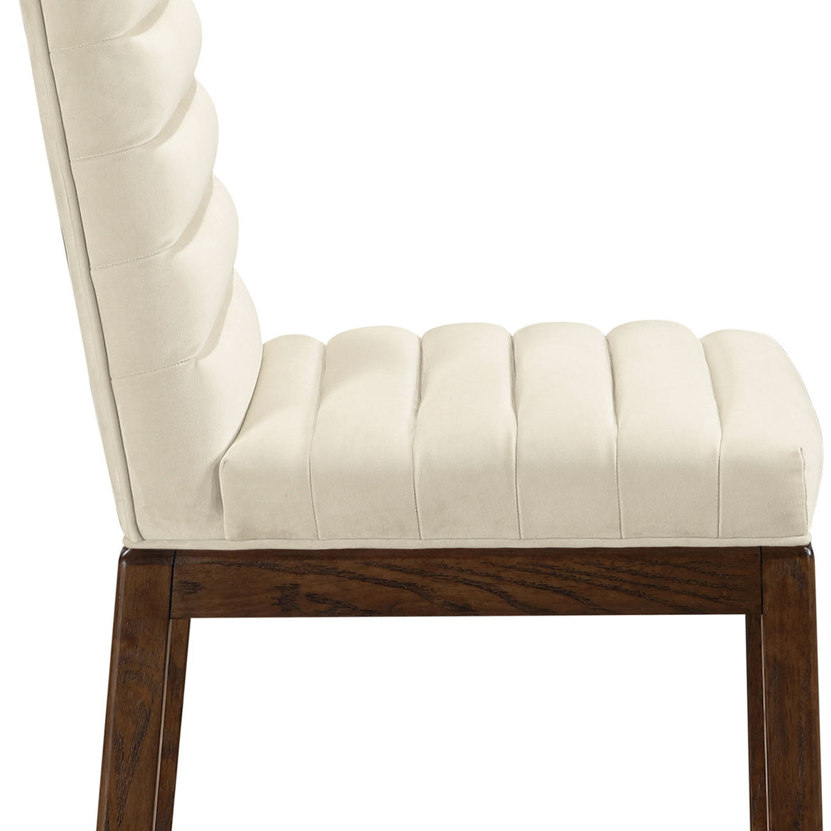 Evelyn - Dining Chair With Brown Legs