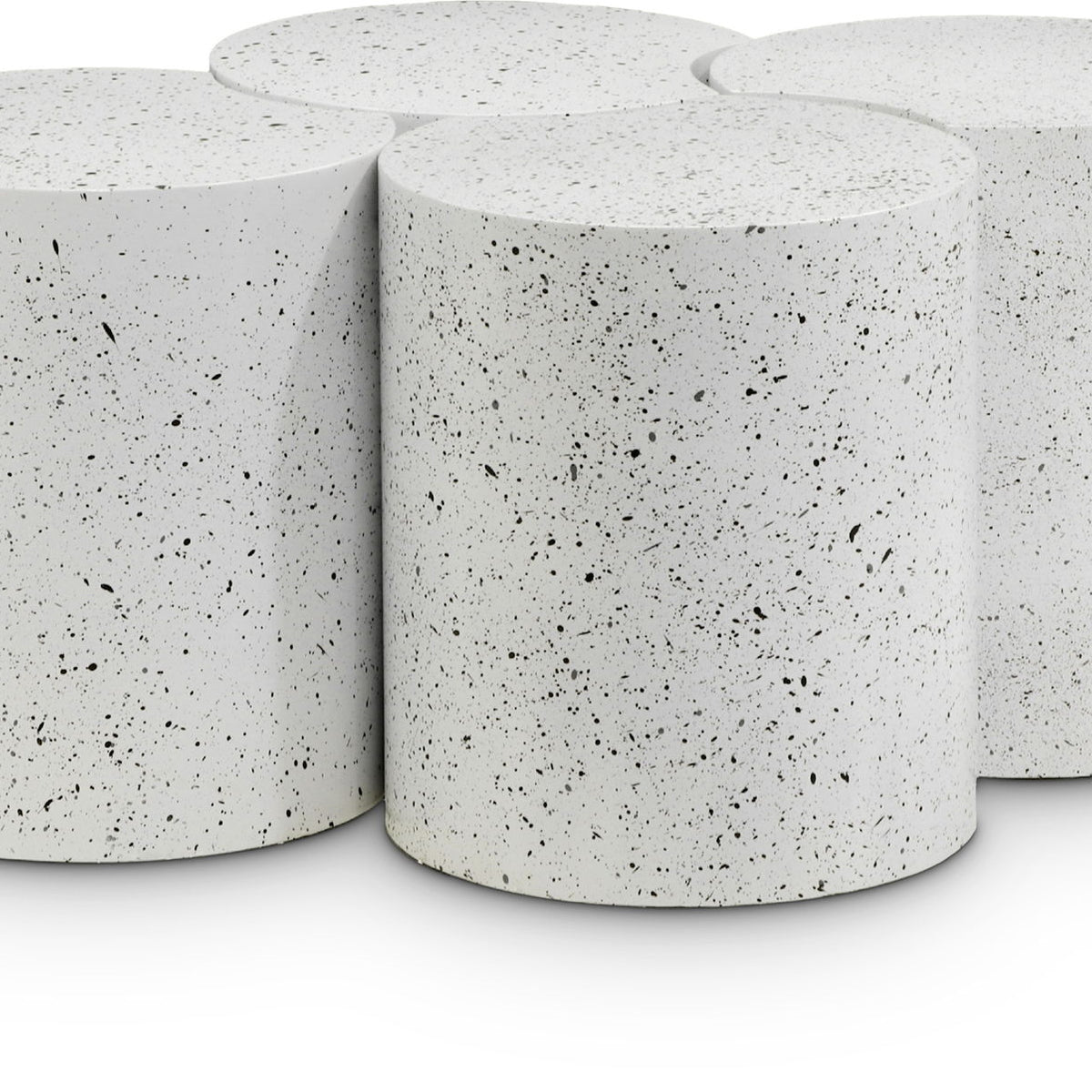 Dimple - 4 Piece Modular Coffee Table - Terazzo Finish