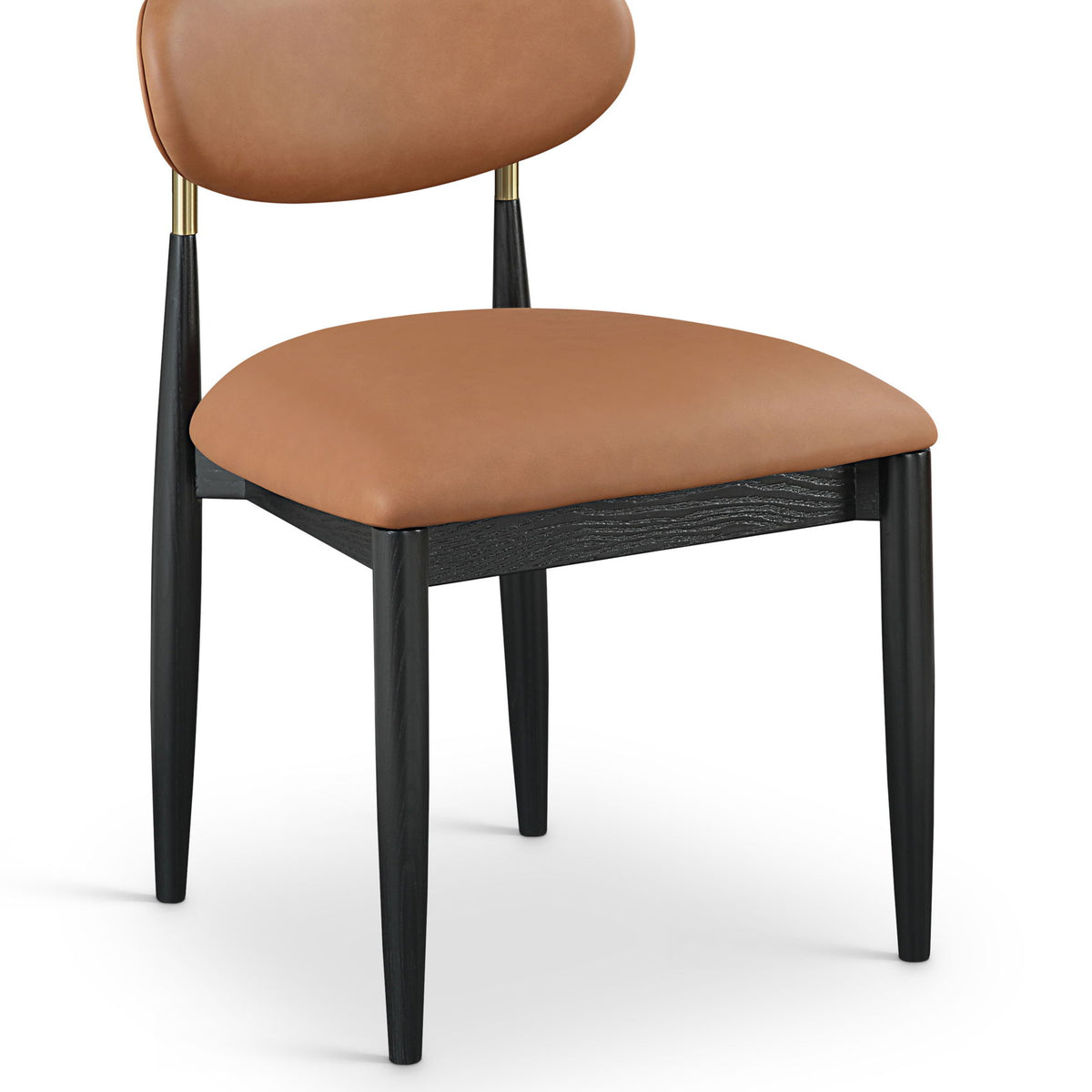 Riccio - Dining Side Chair (Set of 2) - Black And Gold Frame