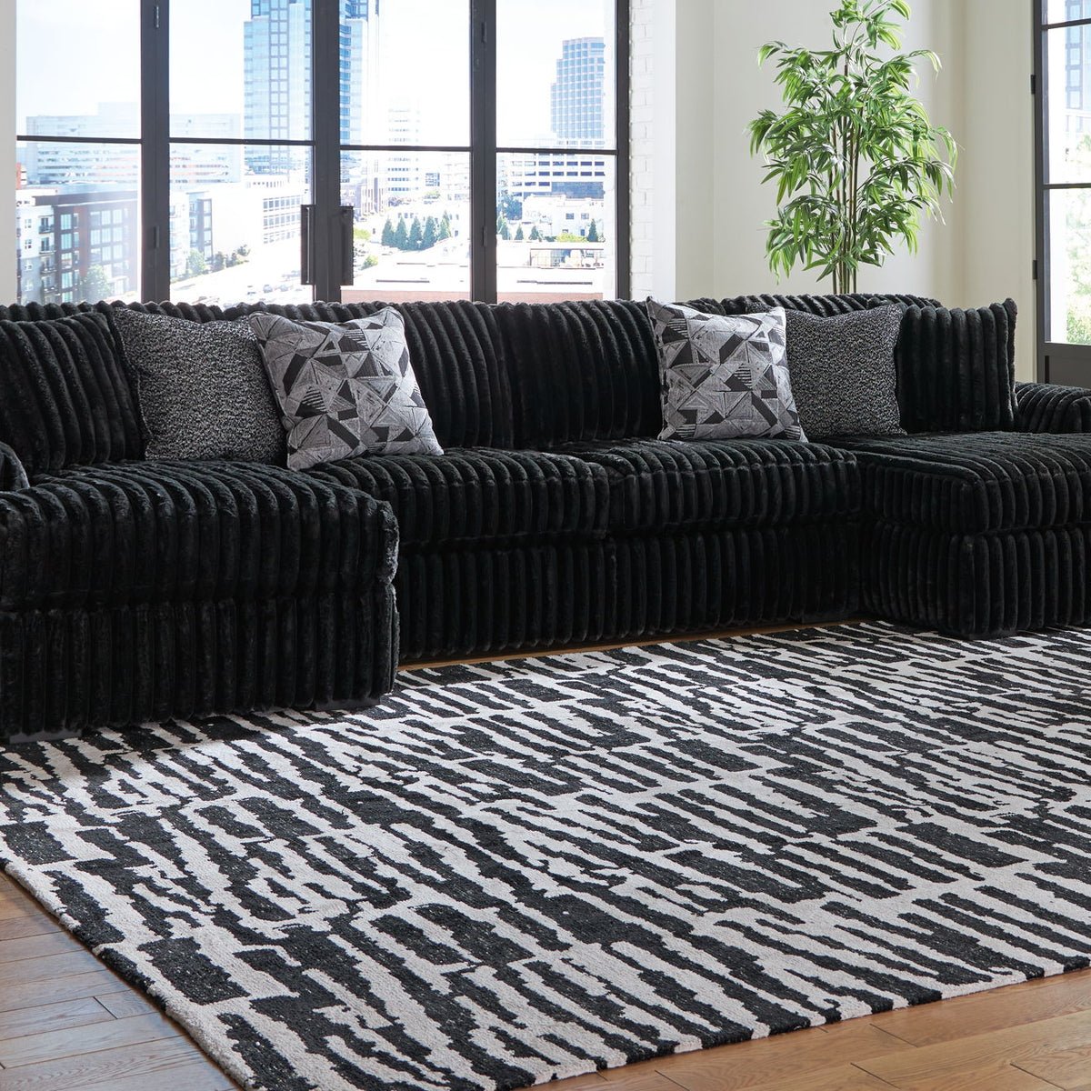 Midnight-Madness - 3 Piece Sectional