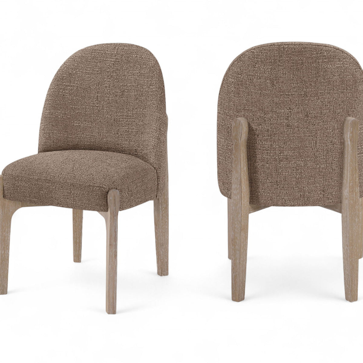 Torino - Upholstered Dining Chair With Brushed Natural Base (Set of 2)
