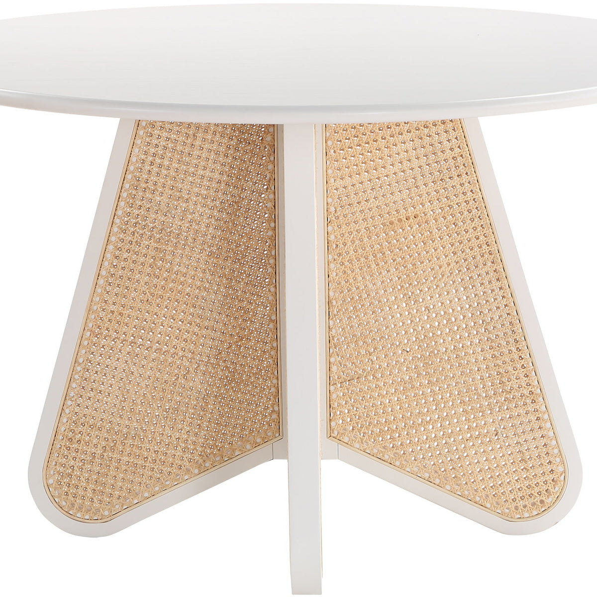 Butterfly - Solid Wood And Natural Cane Table