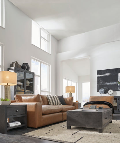 Ashley Furniture Emilia Leather Cloud Sectional