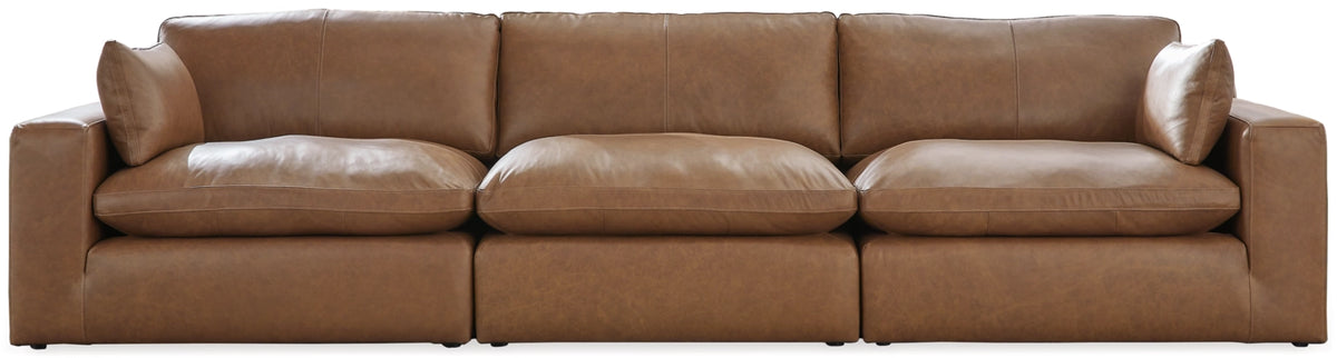 Ashley Furniture Emilia Leather Cloud Sectional