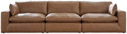 Ashley Furniture Emilia Leather Cloud Sectional