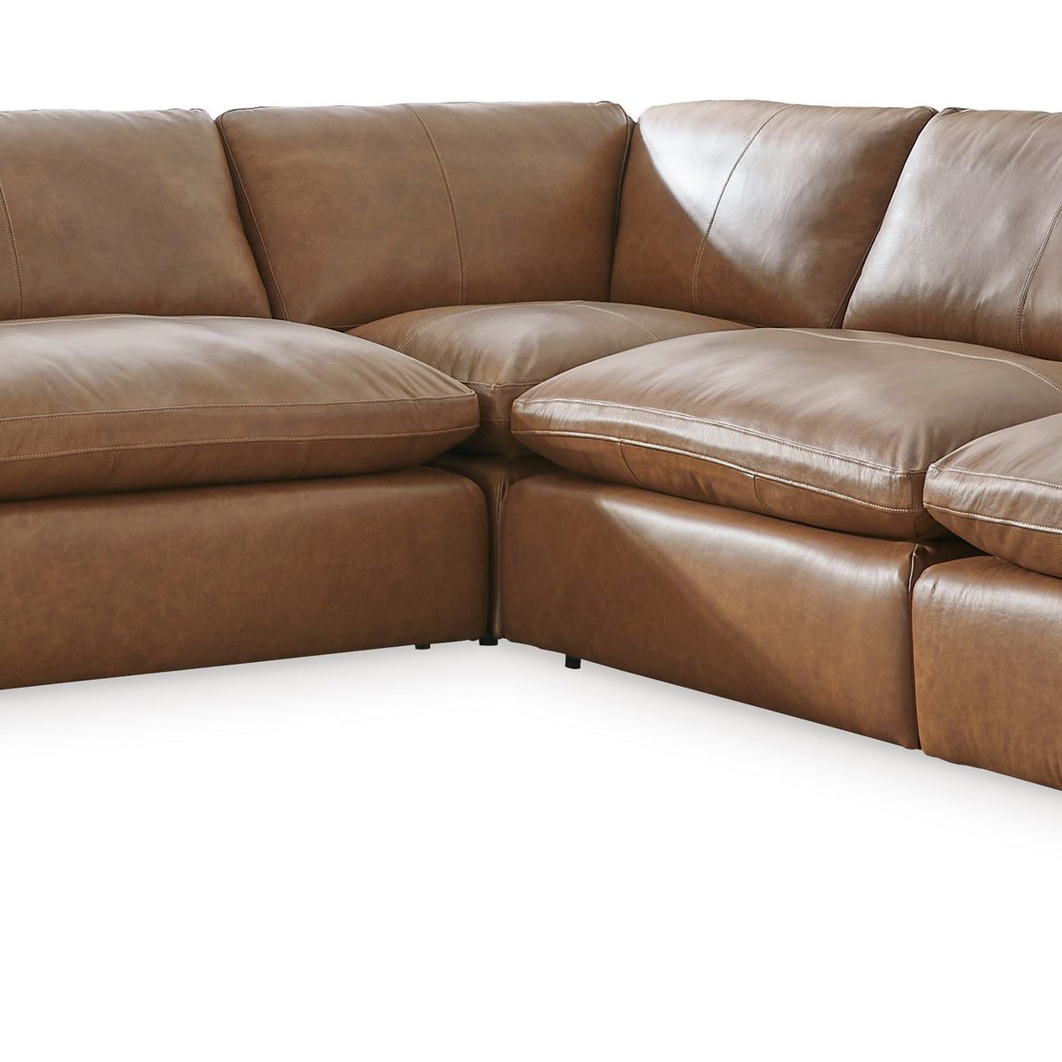 Ashley Furniture Emilia Leather Cloud Sectional