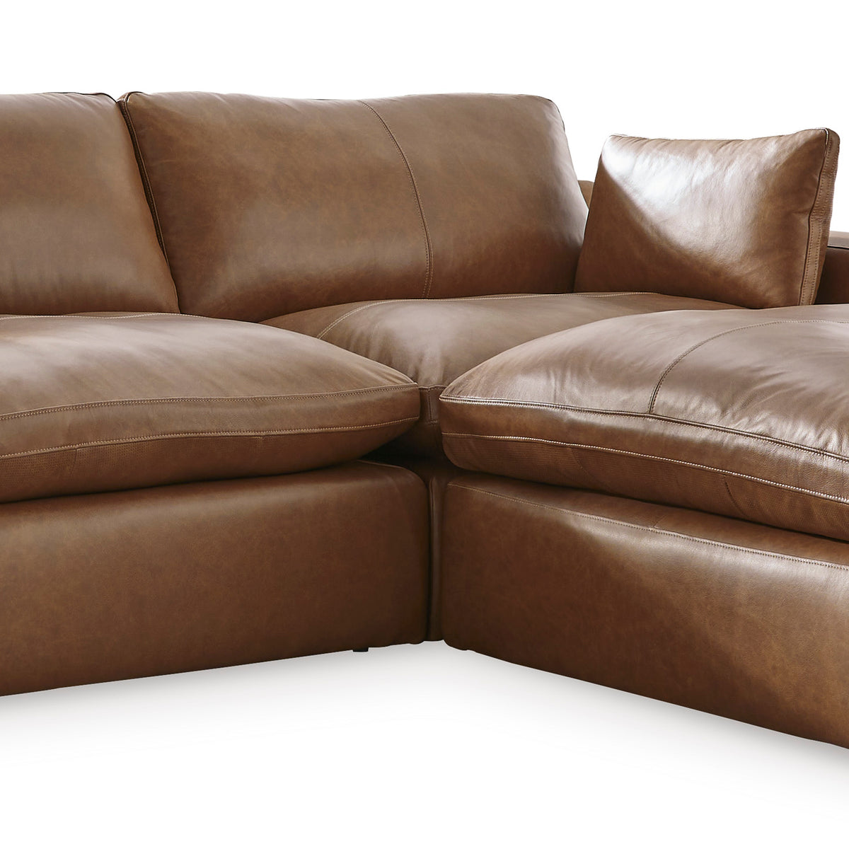 Ashley Furniture Emilia Leather Cloud Sectional