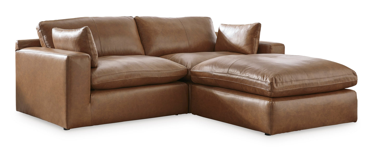 Ashley Furniture Emilia Leather Cloud Sectional