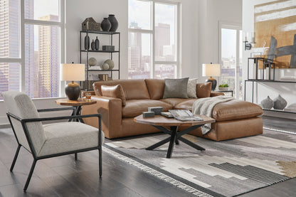 Ashley Furniture Emilia Leather Cloud Sectional