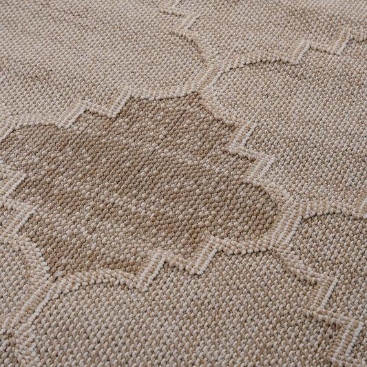 Guros - 8' X 10' Trellis Indoor / Outdoor Area Rug - Cream