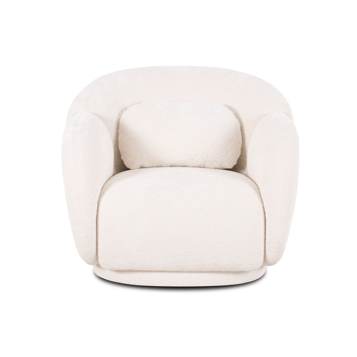 Misty - Knubby Fabric Accent Chair