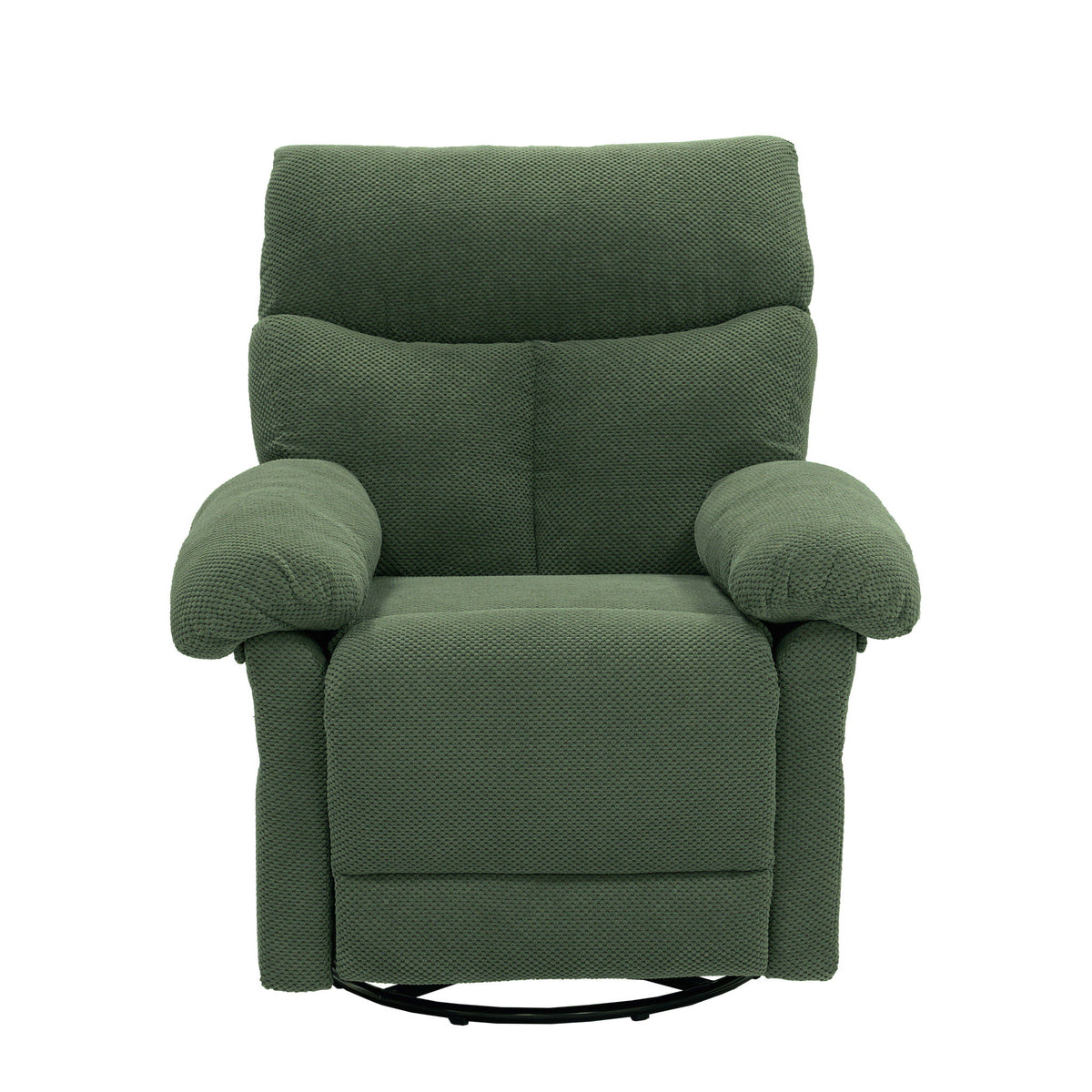 Swivel Rocker Recliner Chair With Manual Recline For Living Room