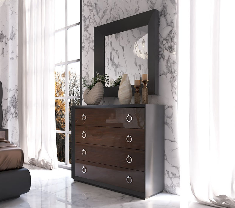 Emporio - Dresser - Black / Dark Brown