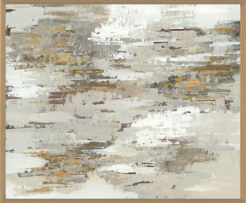 Glow - 48" x 72" River Painting By Buddy Whitlock - Gold