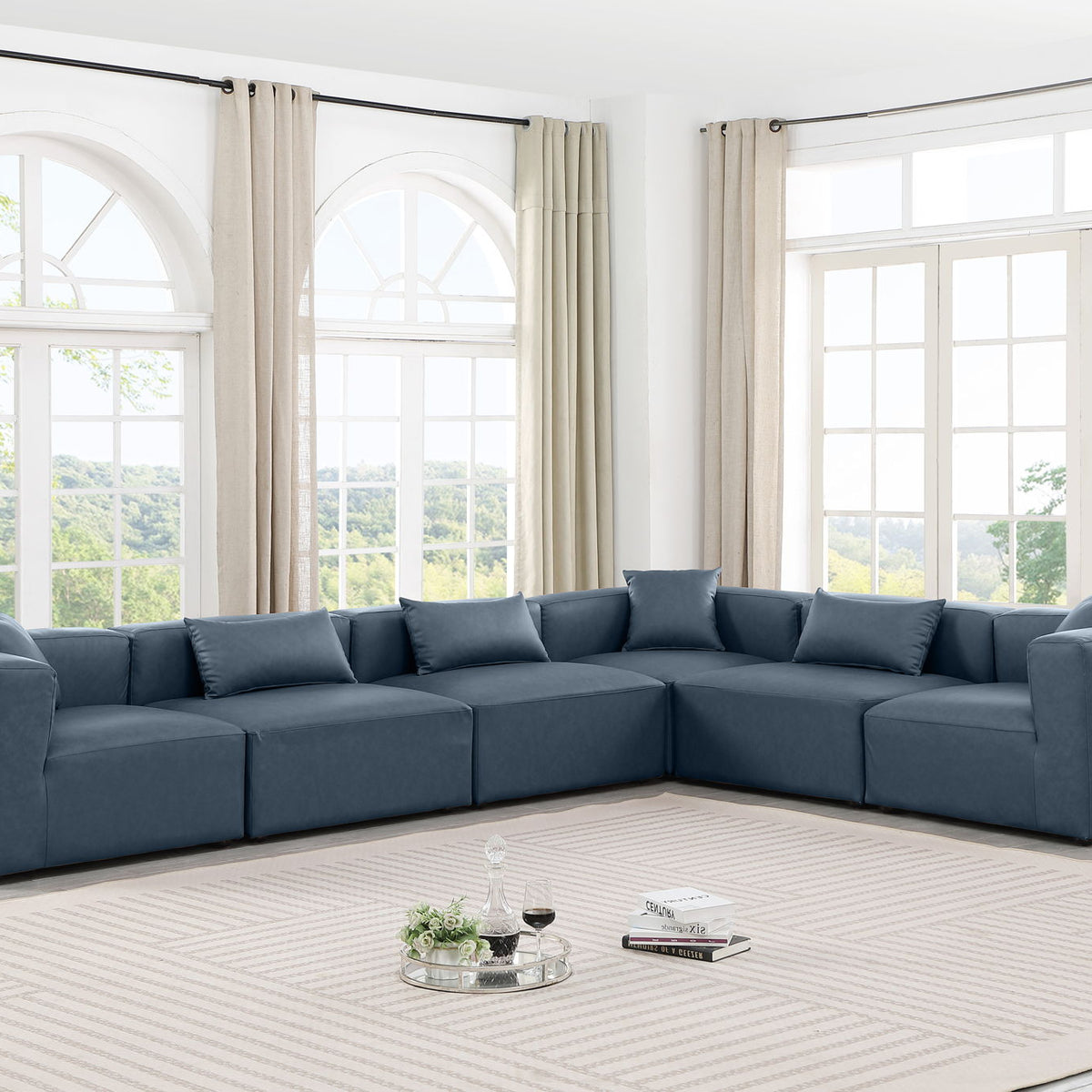 Cube - 6 Piece Modular Corner Sectional