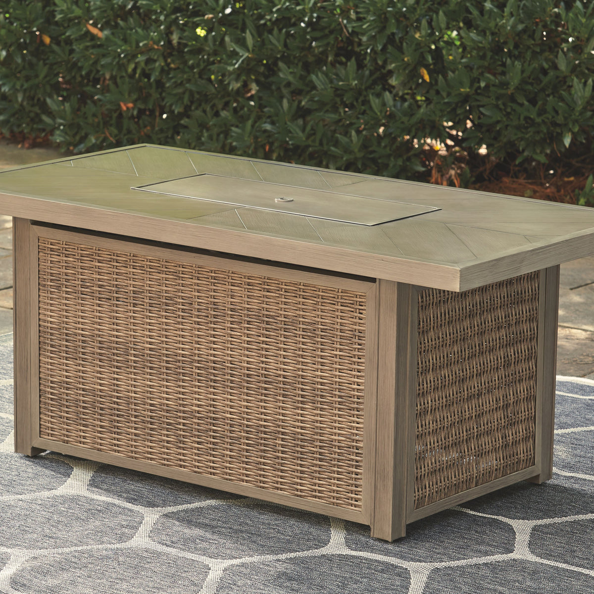 Beachcroft - Rectangular Fire Pit Table