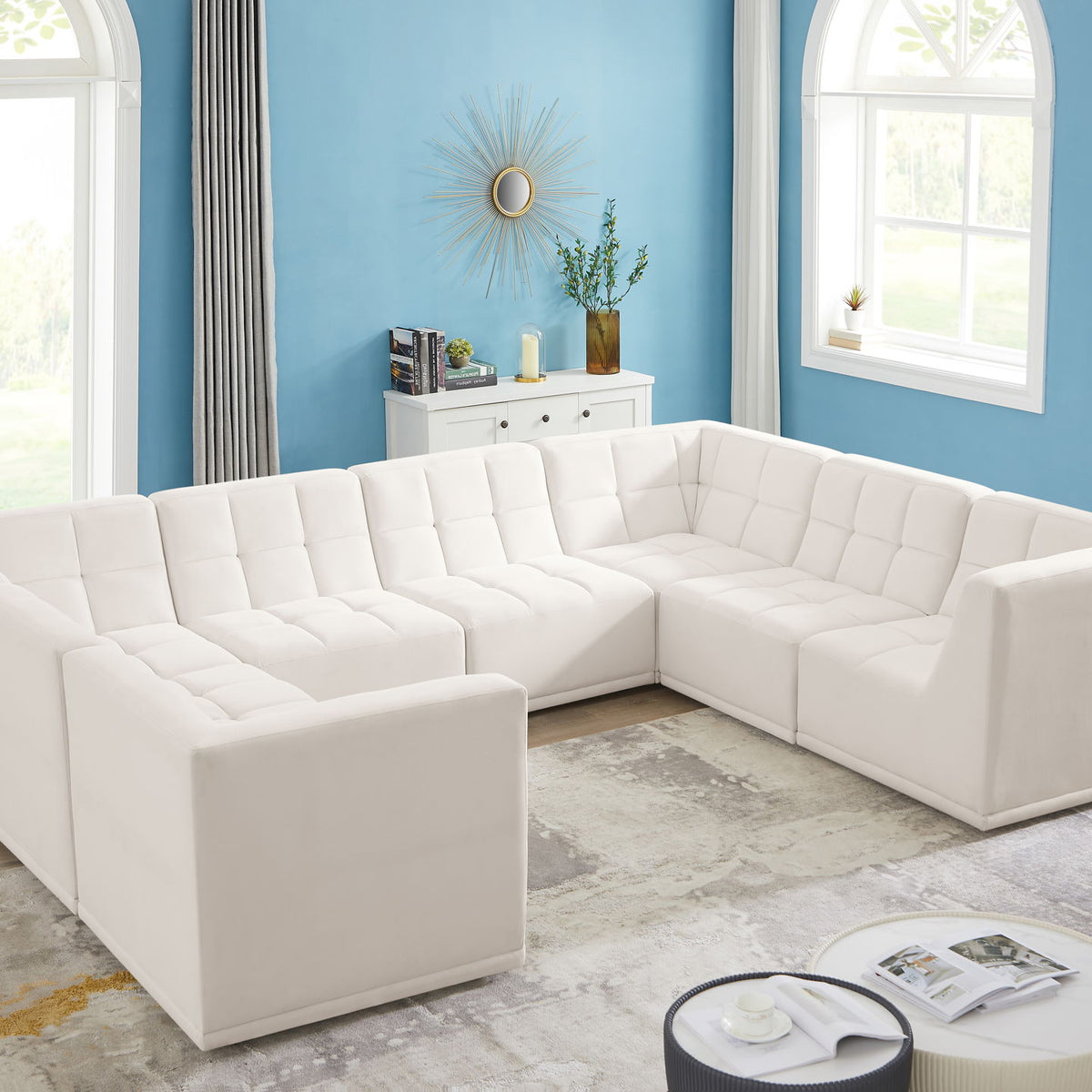 Relax - 8 Piece Modular Sectional