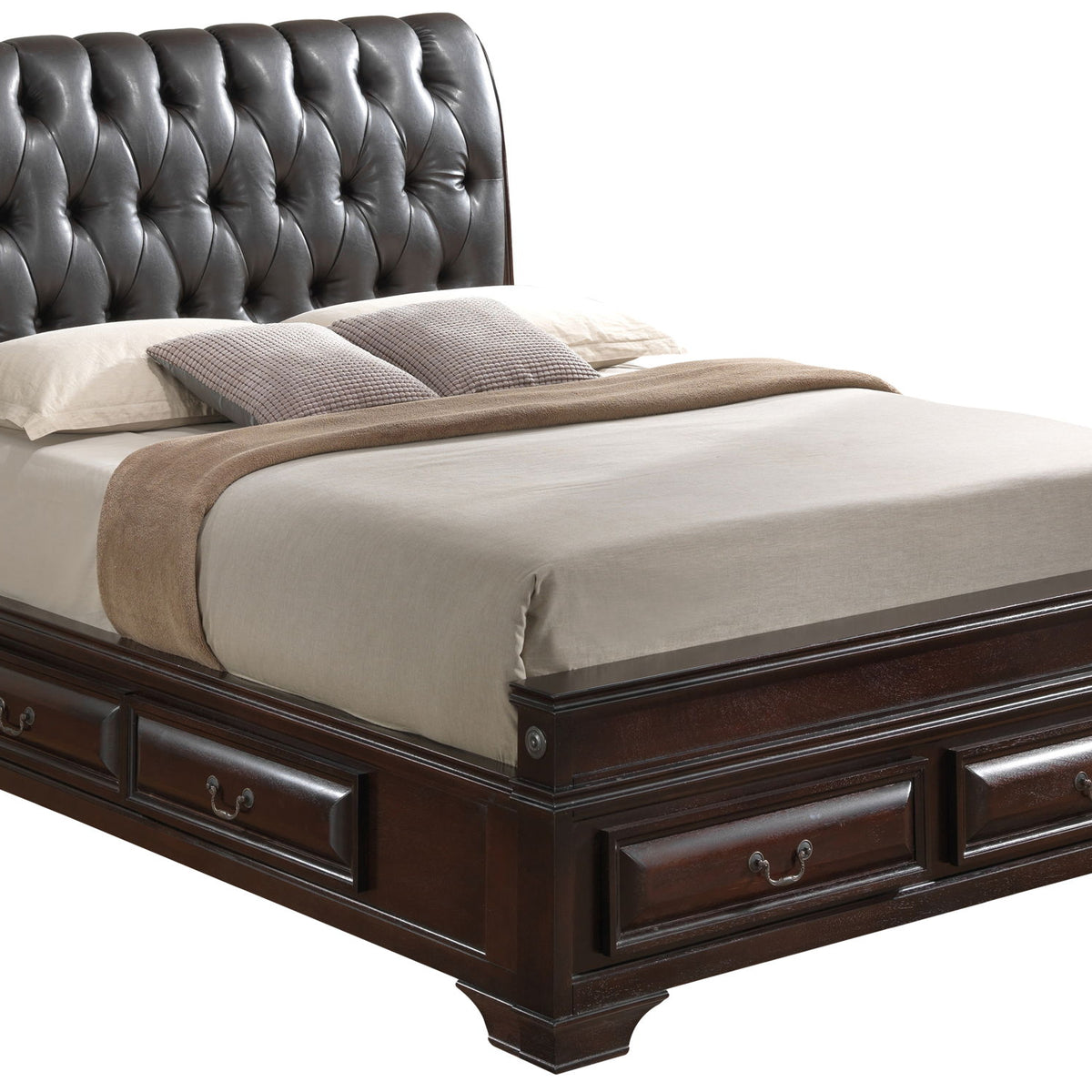 Storage Bed Elegant Transitional