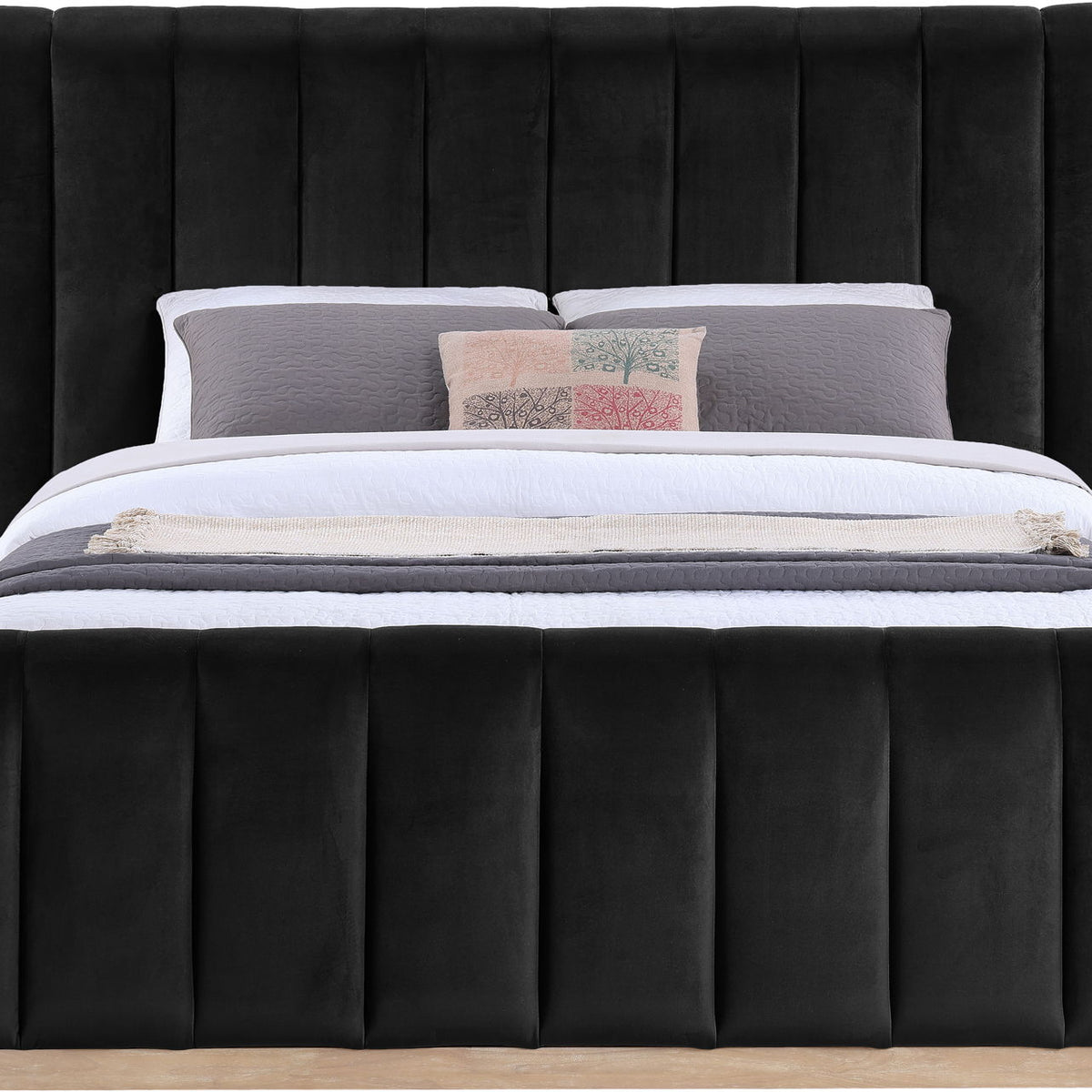 Amara - Velvet Upholstered Bed