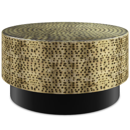 Montrose - Metal Coffee Table - Antique Gold / Black