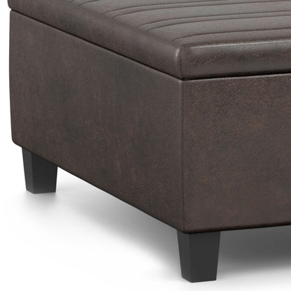 Ellis - Upholstered Coffee Table Storage Ottoman