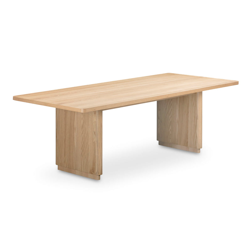 Round Off - Small Oak Dining Table - Light Brown