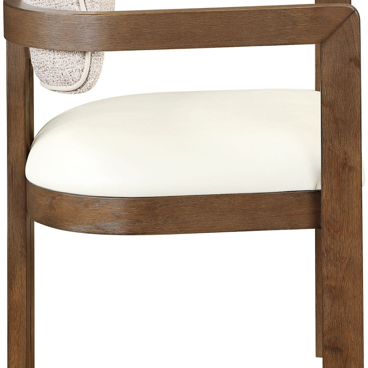 Ravina - Upholstered Dining Chair With Stained Brown Base (Set of 2)