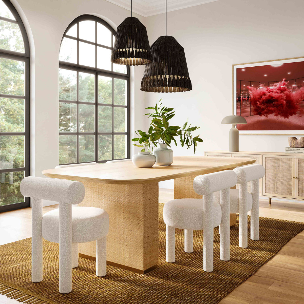 Akiba - Rectangular Dining Table - Natural