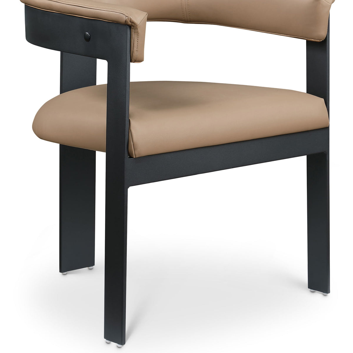 Romeo - Faux Leather Dining Chair With Black Base (Set of 2)