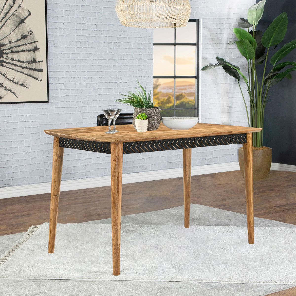 Partridge 60-inch Counter Height Dining Table Sheesham