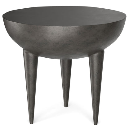 Otto - Cast Aluminum Side Table - Black