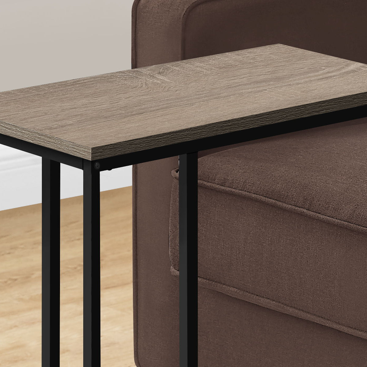 Accent Table, C - Shaped, Space-Saving Functionality