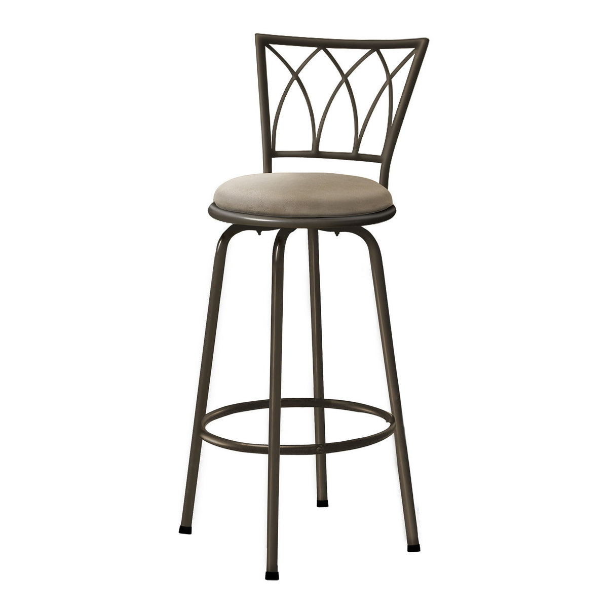 Swivel Bar Stool With Bar Height (Set of 2) - Espresso