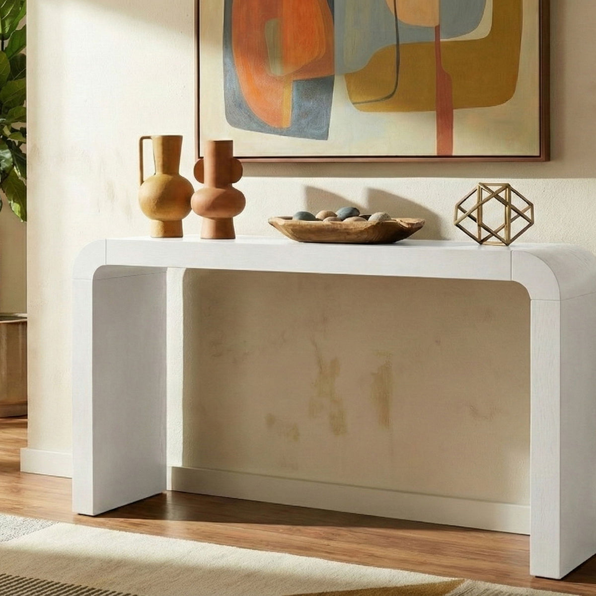 Toulon - Oak Veneer Console Table