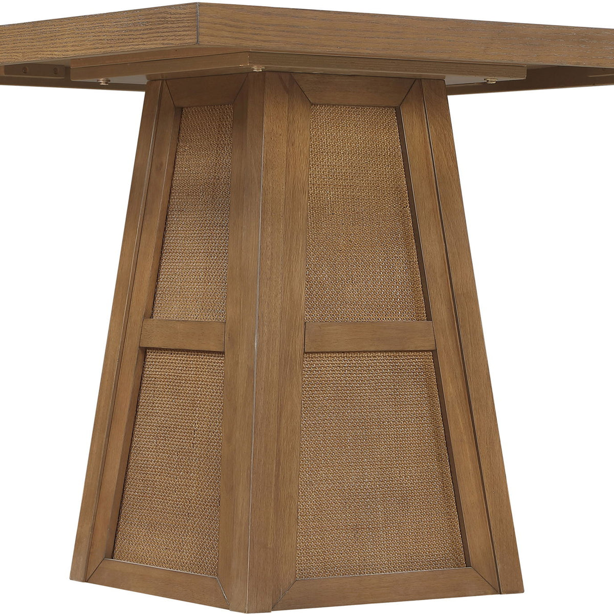 Fenwick - Cane Oak Veneer And Solid Wood Dining Table