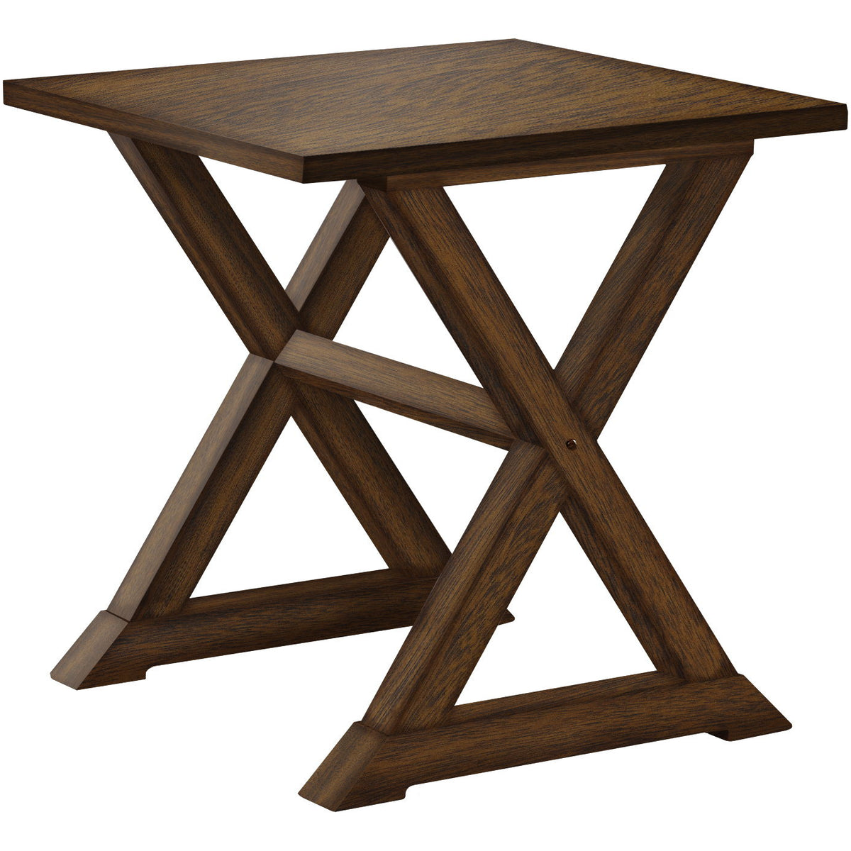 Compact Accent End Table, Square, Transitional