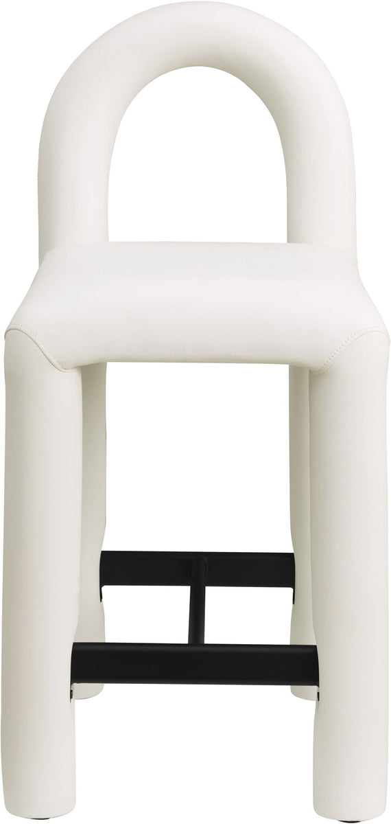Amari - Faux Leather Stool