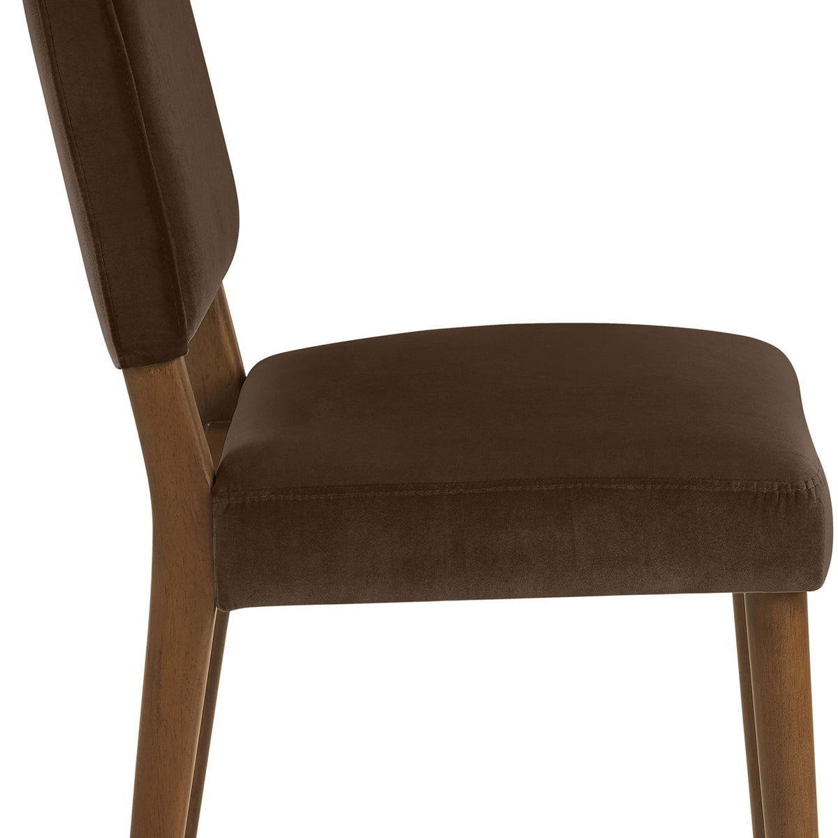 Varinelle - Velvet Dining Chair (Set of 2) - Walnut Frame