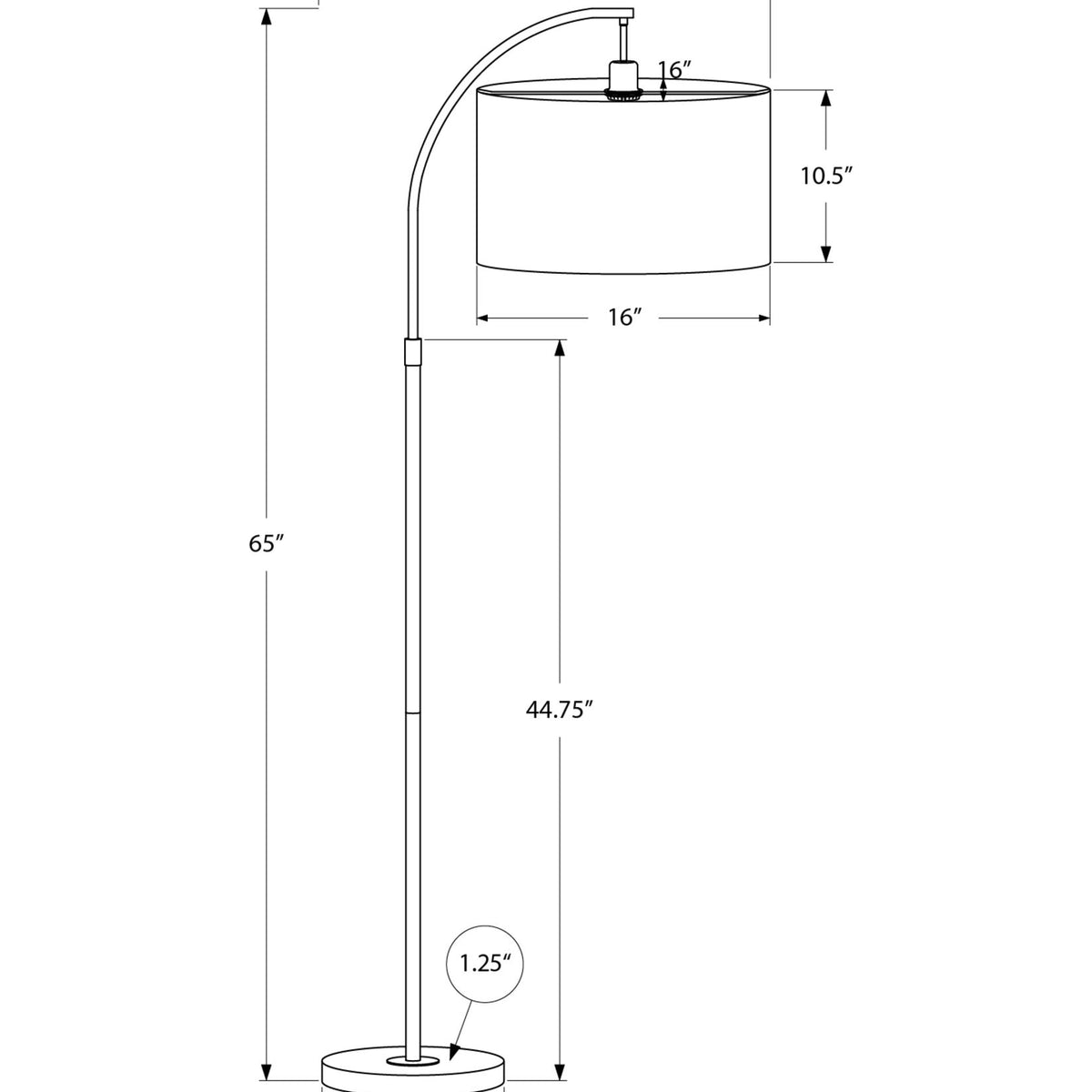 Contemporary Design Floor Lamp Lighting